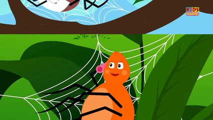 Five Scary Spiders | Nursery Rhyme