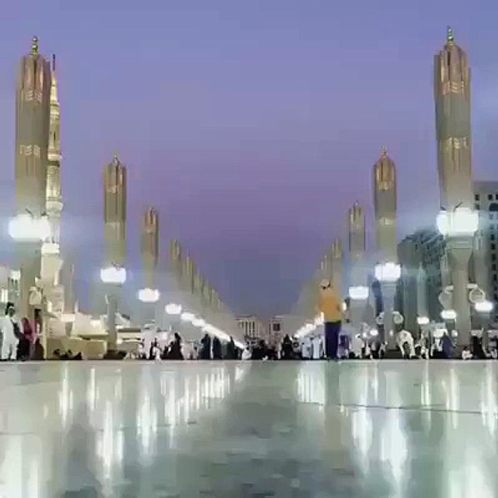watch masjid nabwi (SAW) umbrella opeing
