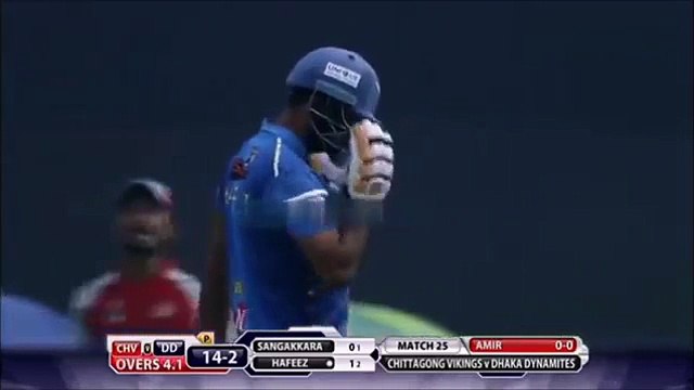 Mohammad Amir To Hafeez in BPL 2015 - 0 0 0 W - 2015 Bangladesh Premier League