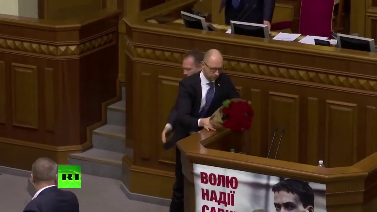 Parlement ukrainien : un nouvel épisode des rixes habituelles.