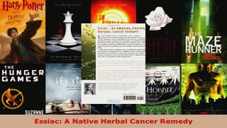Read  Essiac A Native Herbal Cancer Remedy Ebook Free