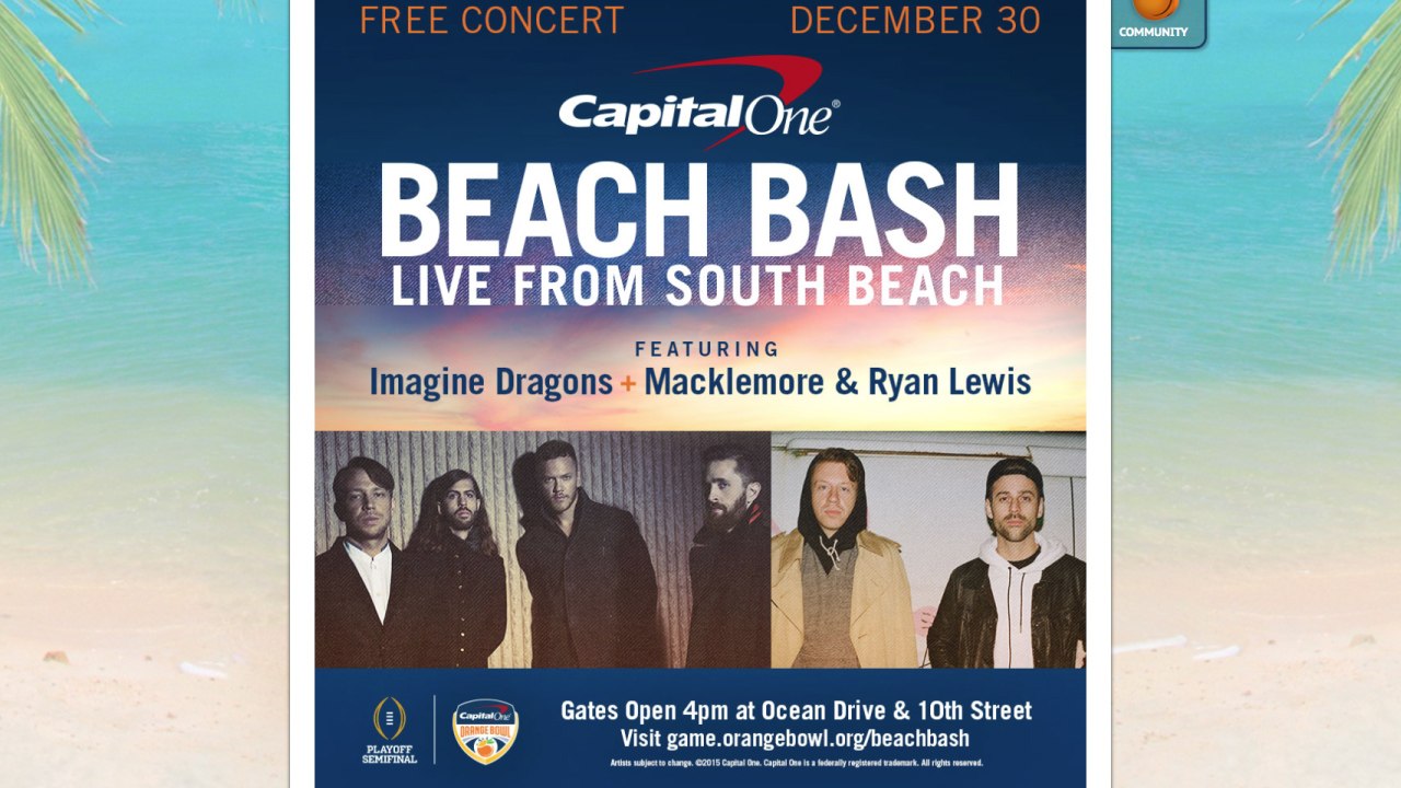 Imagine Dragons Headline Beach Bash