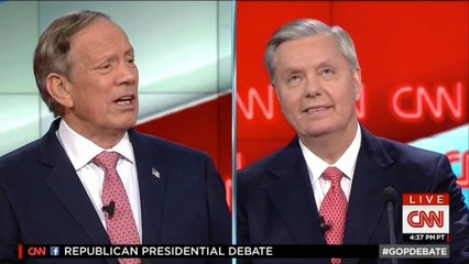 5 epic Lindsey Graham eyerolls from the undercard debate