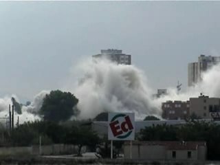 Implosion tour hlm la seyne