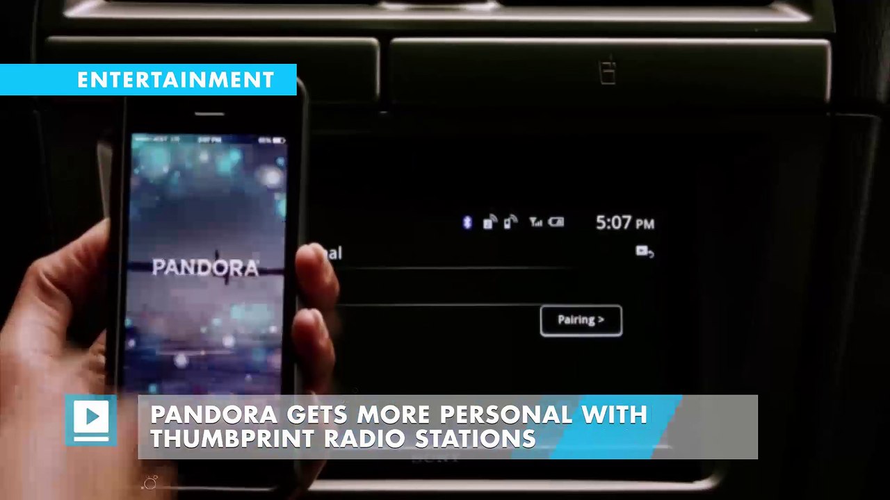 Pandora gets more personal with Thumbprint radio stations video
