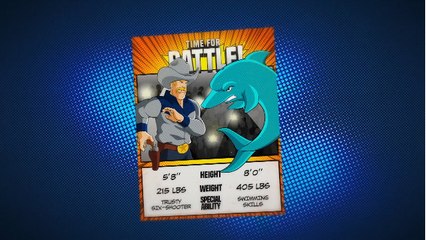 Mascot Battles: Cowboys vs Dolphins