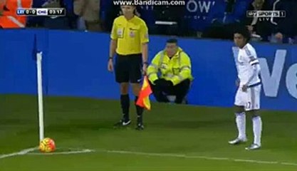 Chelsea BIG CHANCE LEICESTER 0-0 CHELSEA 14-12-2015