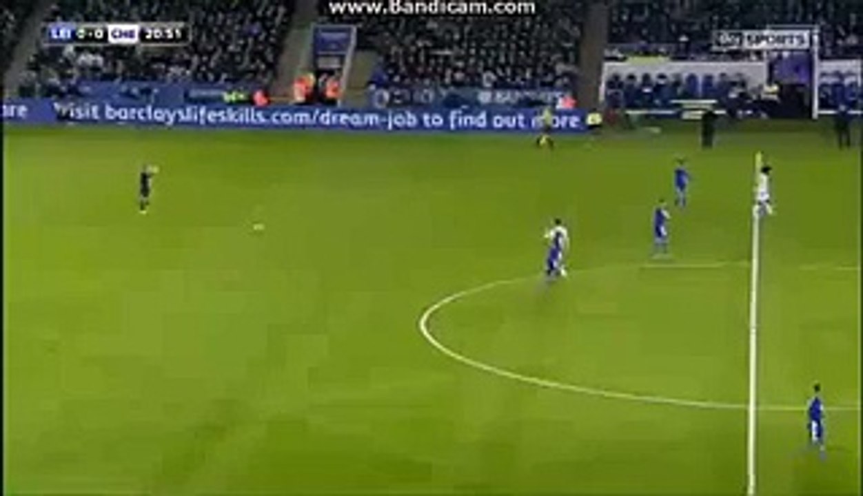 Diego Costa Super Chance Leicester 0-0 Chelsea 14-12-2015 -