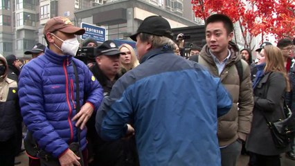 Scuffles as China human rights lawyer goes on trial