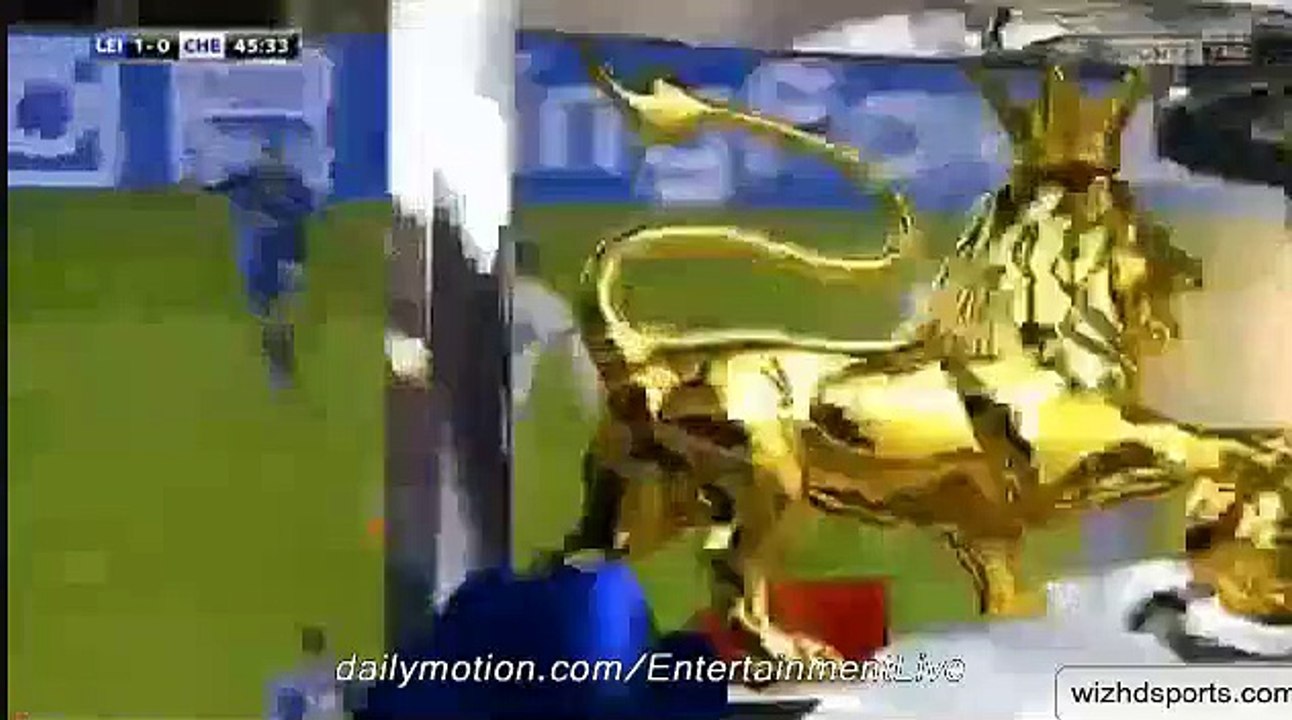 Diego Costa Fight Vs Jamie Vardy Leicester City  1-0 Chelsea