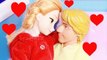 Disney Frozen Anna & Kristoff in LOVE ❤ Frozen Elsa Barbie Epic Funny Parody