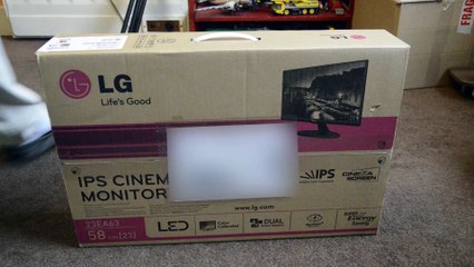 LG 23EA63V-P 23" Monitor Unboxing + Setup