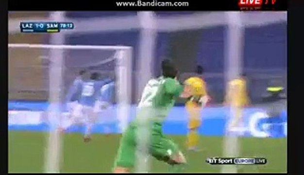 Alessandro Matri Fantastic Goal Lazio 1-0 Sampdoria 14-12-2015