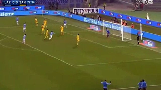 Alessandro Matri Goal - Lazio vs Sampdoria 1 - 0 14-12-2015