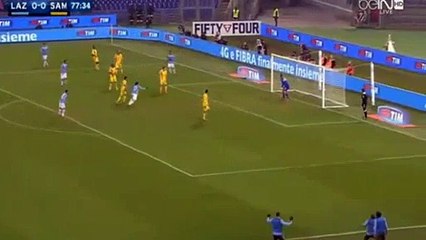 Alessandro Matri Goal - Lazio vs Sampdoria  1 - 0 14-12-2015