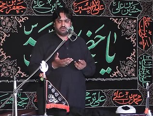 Zakir Ali Waris Dhako 19th Muhram 1437(2015) Choti Behak Hafizabad