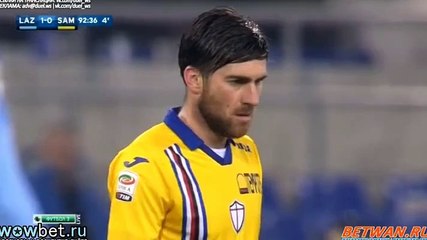 Ervin Zukanović Goal - Lazio 1 - 1 Sampdoria - 14_12_2015