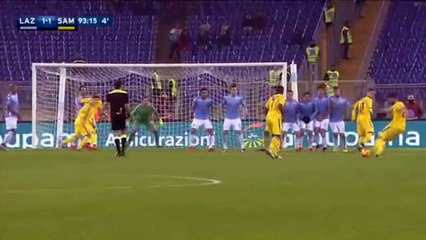 Goal Ervin Zukanovic Lazio 1-1 Sampdoria