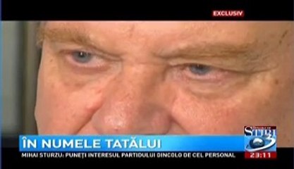 Interviu cu Ioana Mencinicopschi: IN NUMELE TATALUI. ”Ii iarta pe toti, nu are niciun resentiment”