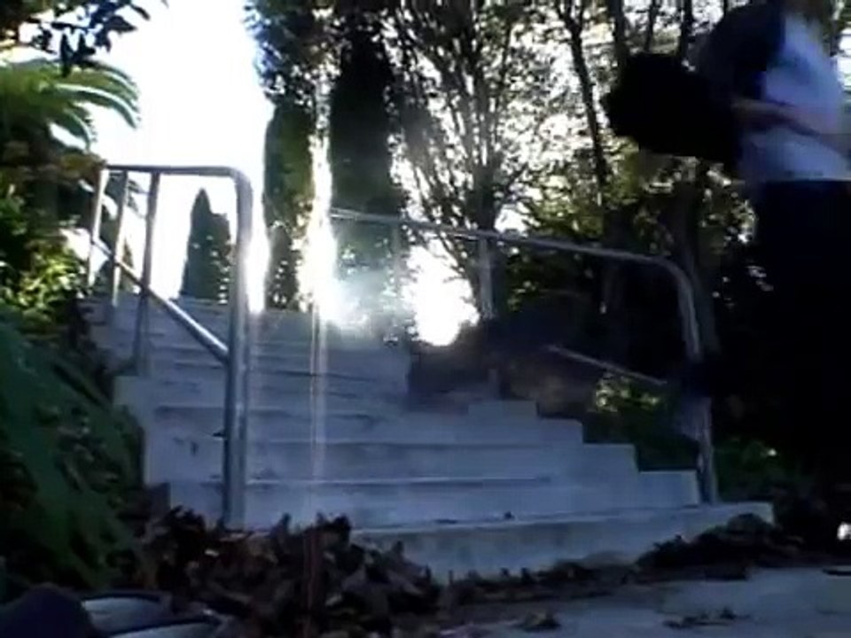 Broken hand skate bail.