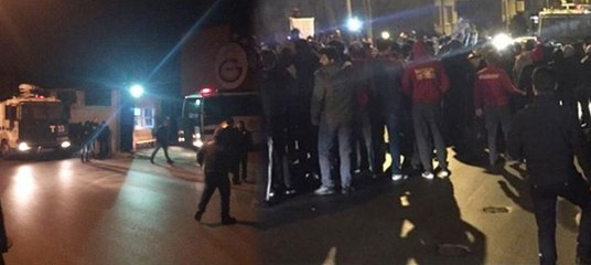 Florya'da büyük olaylar... G.Saray taraftarına polis müdahalesi