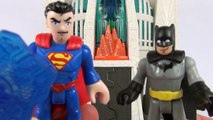 IMAGINEXT BATMAN DC Super Friends HALL OF JUSTICE SUPERMAN Playset Toy Review Unboxing