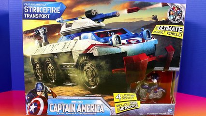Captain America Strikefire Transport Battles Killer Croc For Throwing Imaginext Batcopter