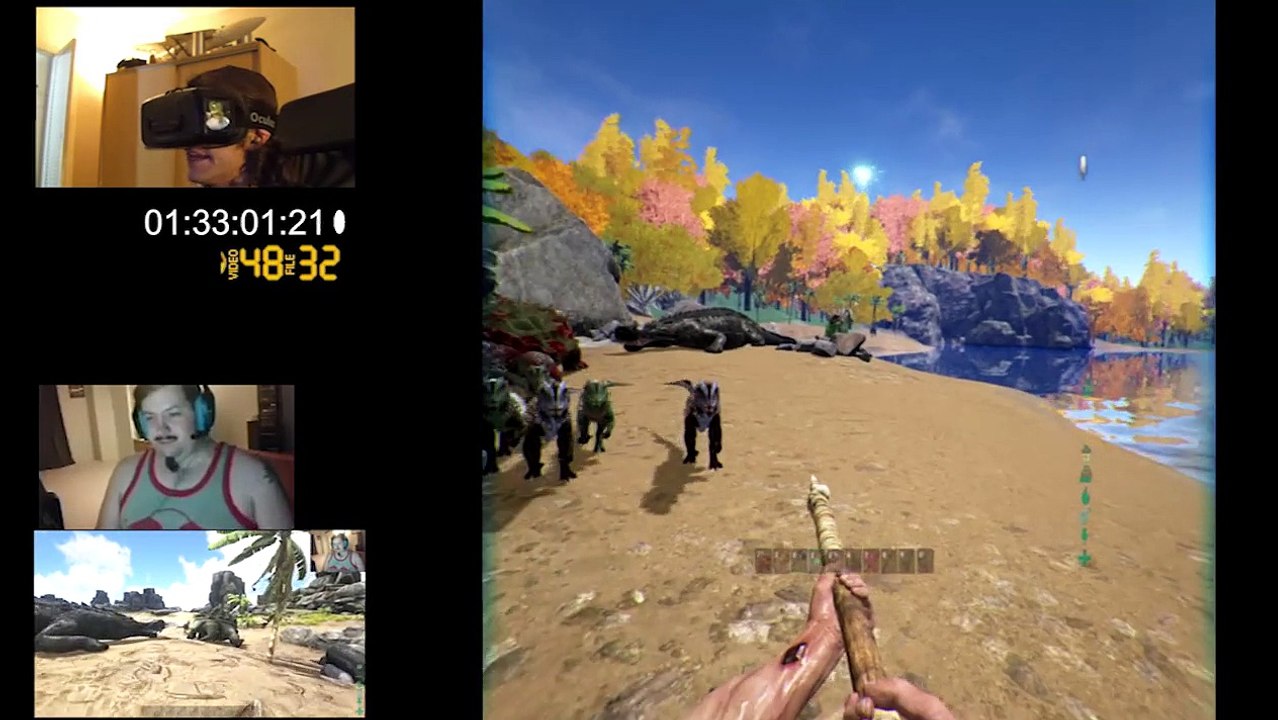 Oculus Rift DK2 - ARK Survival Evolved - #26 "One plus one equals awwwww..."