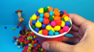 Play Doh surprise eggs!!! Disney PIXAR Toy Story MARVEL IRON MAN surprise For Kids mymillionTV