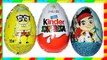 3 Oeufs Surprises Kinder Surprise.Jake and the Neverland Pirates, bob léponge, mкиндер сю