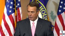 Press Conference: Speaker John Boehner Announces He is Resigning From Congress