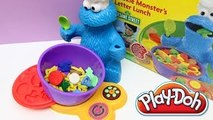 Play Doh Cookie Monster Letter Lunch Mold Cookies Sesame Street Playset playdo toy