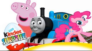 Peppa Pig Toys Thomas and Friends / Surprise Eggs Unboxing Episodes for Children