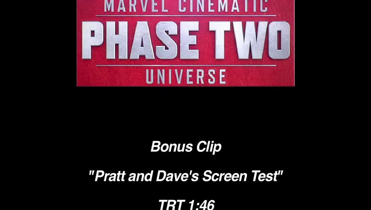 The Guardians of the Galaxy SCREEN TEST (Chris Pratt - Dave Bautista)