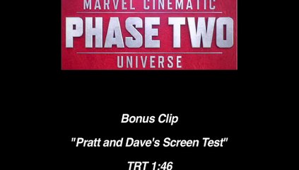 The Guardians of the Galaxy SCREEN TEST (Chris Pratt - Dave Bautista)