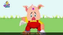 Piggy on the Railway Picking Up Stones English Nursery Rhyme with lyrics