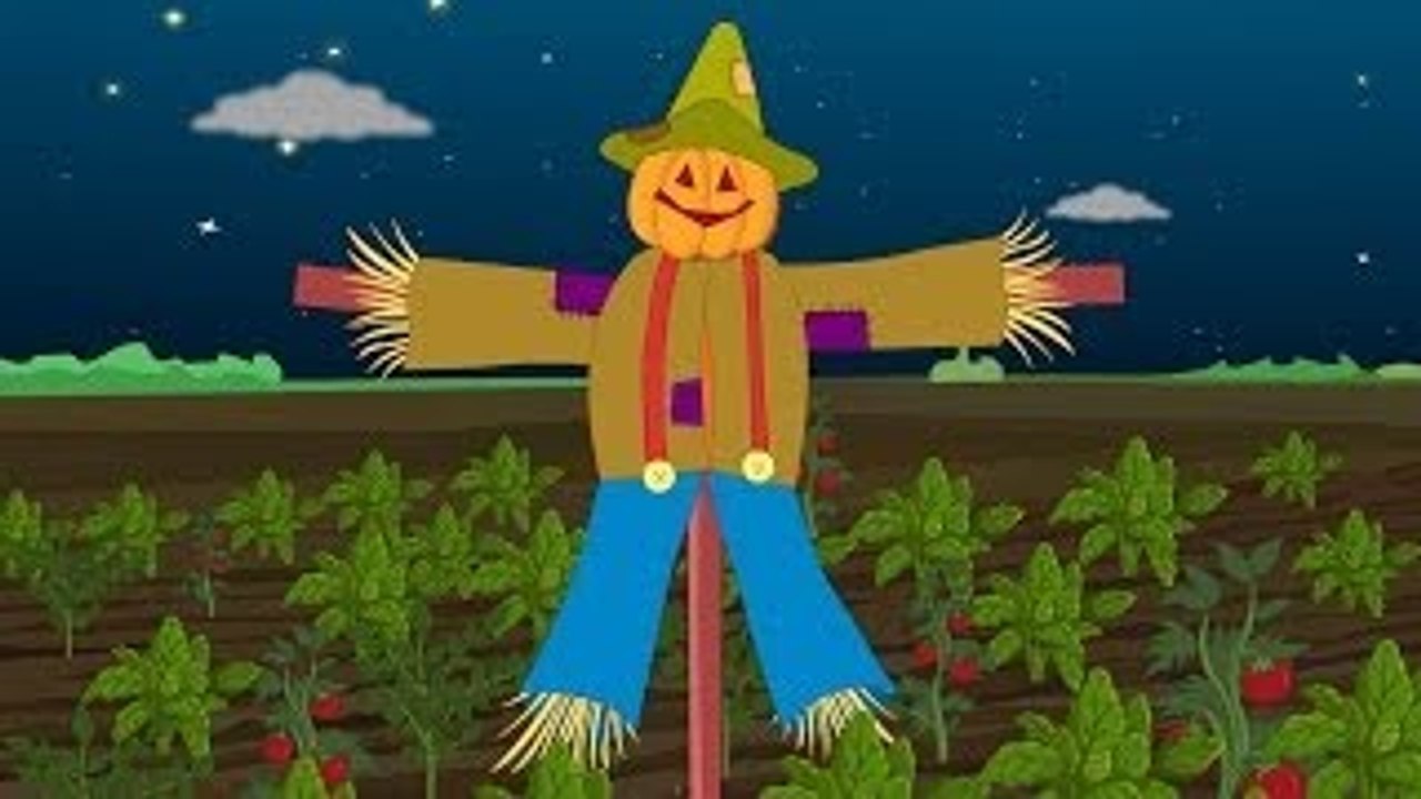 Dingle Dangle Scarecrow Rhyme | Dingle Dangle Scarecrow Nursery Rhyme with lyrics