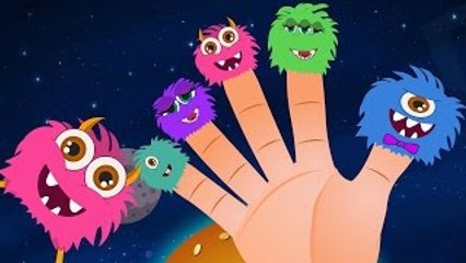 Finger Family Monster Family Nursery Rhyme | Monster Finger Family Songs