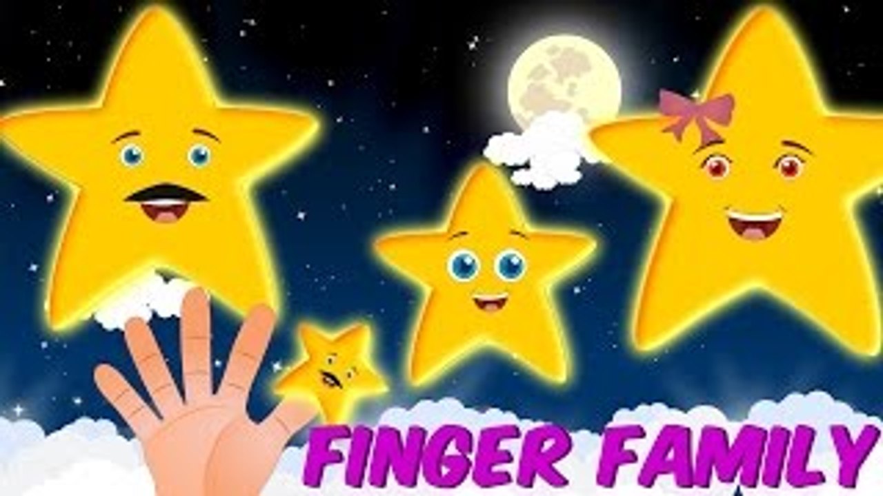 Finger Family Twinkle Twinkle Little Star Family Nursery Rhyme | Star ...