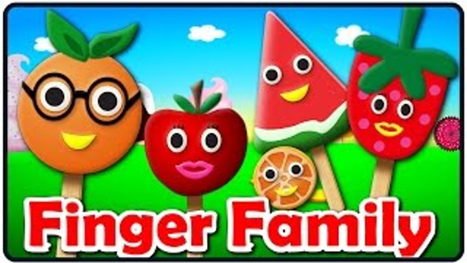 The Finger Family Fruit Lollipop Family Nursery Rhyme | Lollipop Finger  Family Songs - Dailymotion Video
