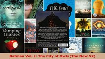 Read  Batman Vol 2 The City of Owls The New 52 EBooks Online