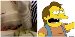 Adorable Baby Girl's Laugh Sounds Exactly Like Nelson Muntz From The Simpsons