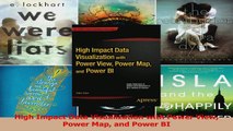 Read  High Impact Data Visualization with Power View Power Map and Power BI Ebook Free