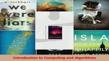 Download  Introduction to Computing and Algorithms Ebook Online