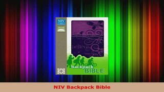 Read  NIV Backpack Bible EBooks Online