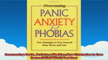 Overcoming Panic Anxiety  Phobias New Strategies to Free Yourself from Worry and Fear