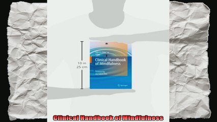 Clinical Handbook of Mindfulness