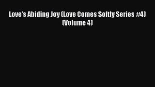 Love's Abiding Joy (Love Comes Softly Series #4) (Volume 4) [PDF] Full Ebook