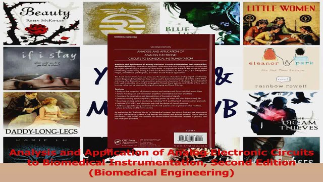 PDF Download Analysis and Application of Analog Electronic Circuits to Biomedical Instrumentation PDF Online