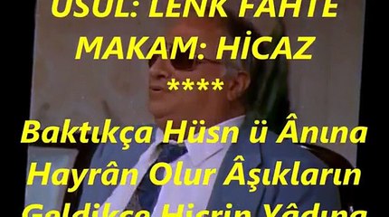 Kani KARACA-Baktıkça Hüsn-ü Ânına Hâyran Olur Âşıkların (HÜSEYNİ AŞİRAN)R.G.